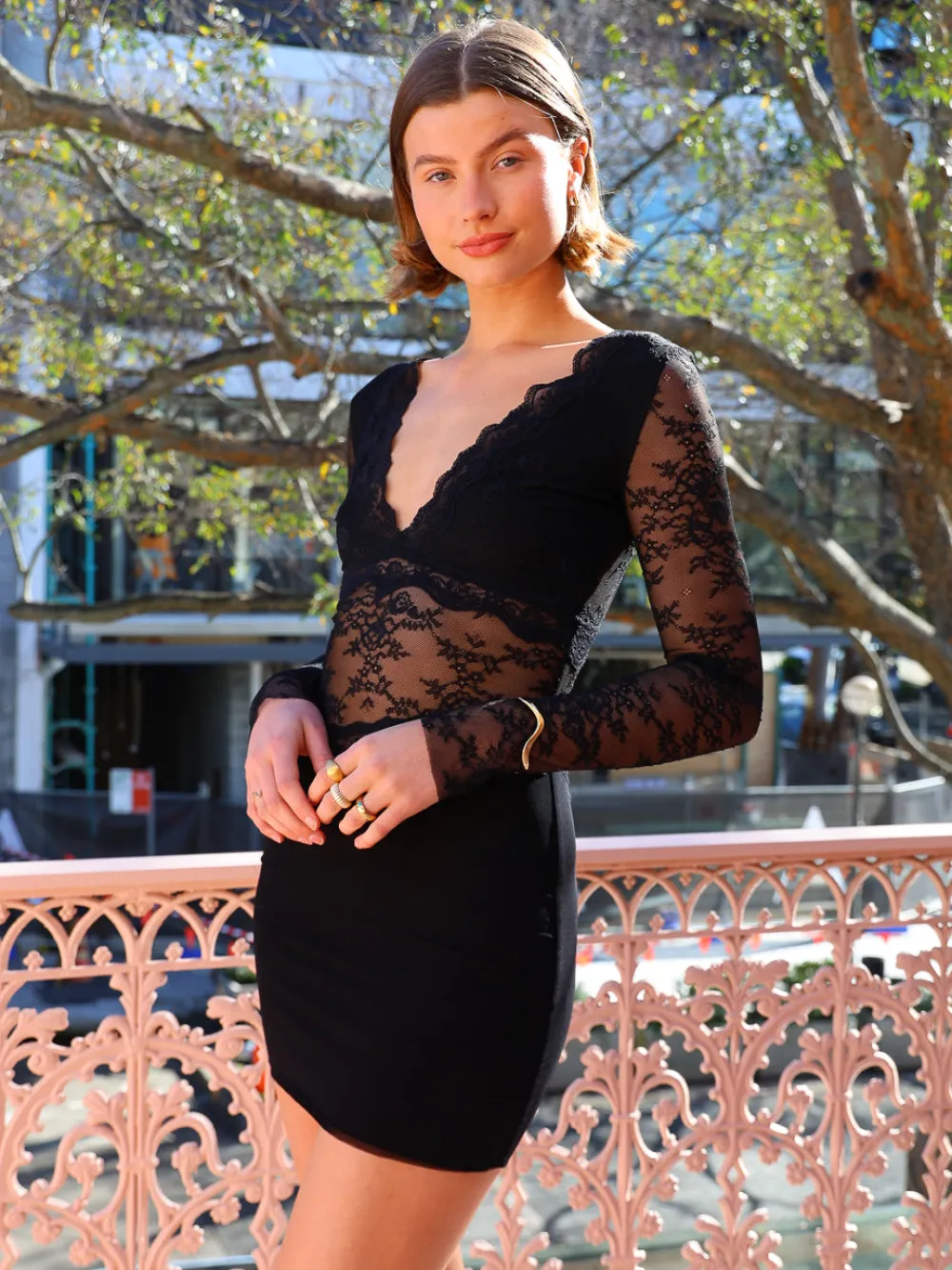 Bec and Bridge Bec & Bridge Sashay L/S Mini Dress in^ Mini