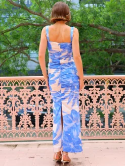 By Nicola Bay Gathered Maxi Dress in^ Party | Wedding Guest