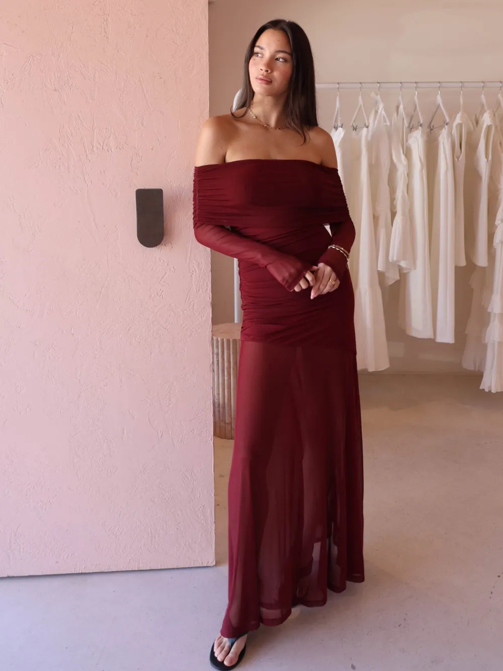 By Nicola Belle Maxi Dress in^ Bump Friendly | Formal
