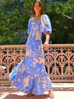 By Nicola Camille S/S Maxi Dress in^ Wedding Guest | Midi
