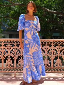 By Nicola Camille S/S Maxi Dress in^ Wedding Guest | Midi