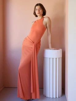 By Nicola Charli Racerback Sarong Dress in^ Party | Formal