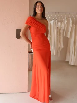 By Nicola Off Shoulder Maxi Dress in^ Party | Formal