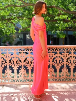 By Nicola Hailey One Shoulder Maxi Dress in^ Formal | Black Tie
