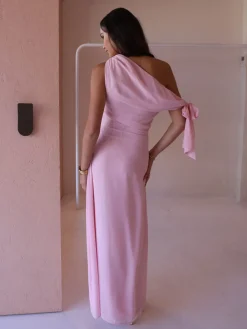 By Nicola Hayley Tie Dress in^ Black Tie | Wedding Guest