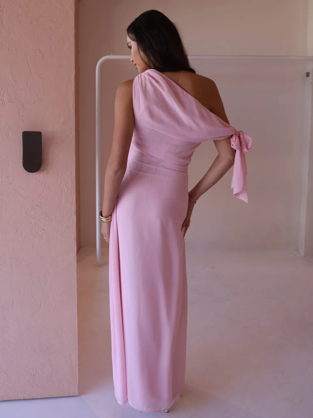By Nicola Hayley Tie Dress in^ Black Tie | Wedding Guest