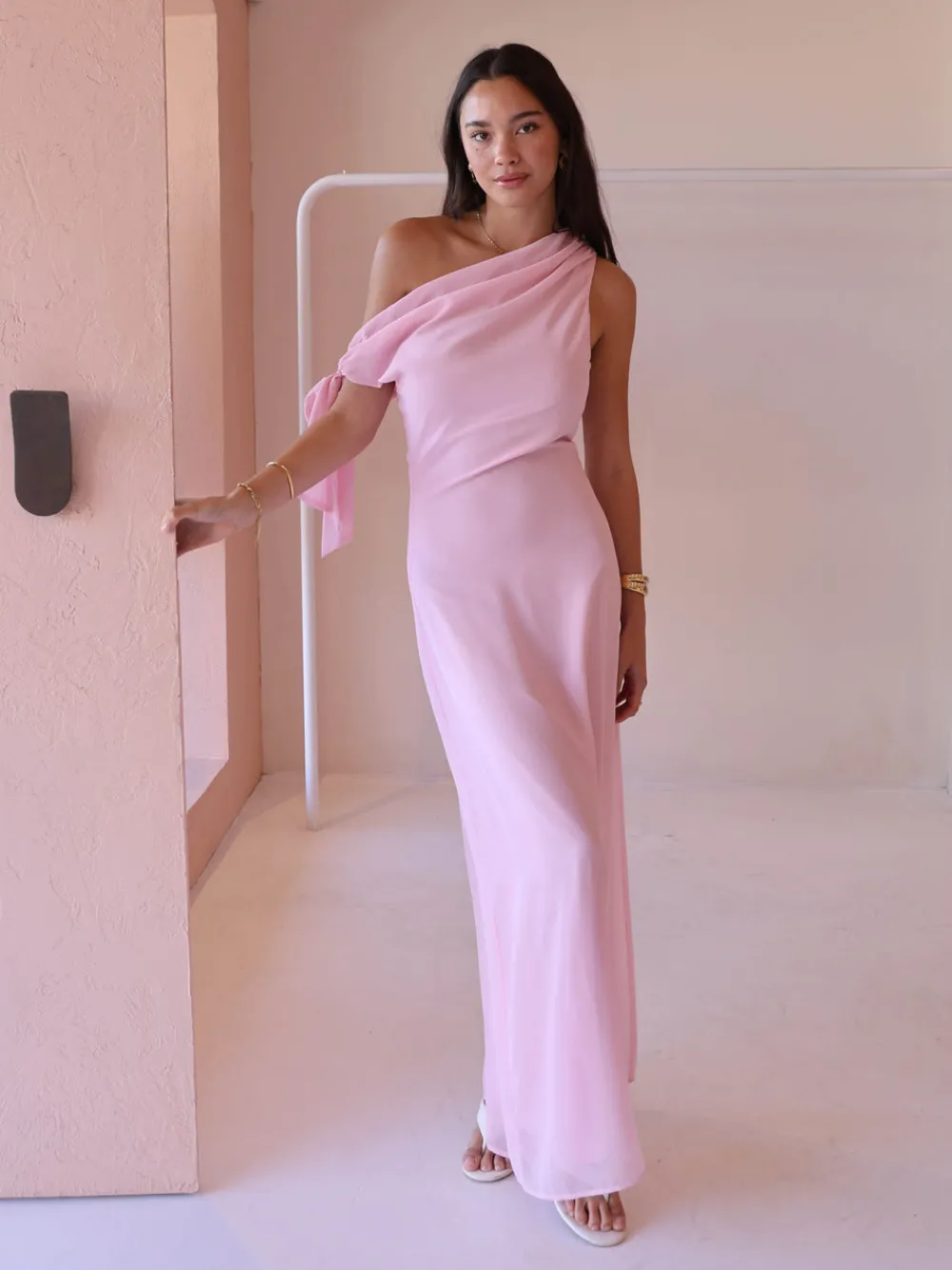 By Nicola Hayley Tie Dress in^ Black Tie | Wedding Guest
