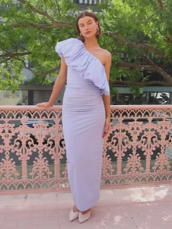 By Nicola Maya Maxi Bubble Frill Dress in^ Bridesmaid | Formal