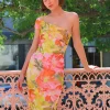 By Nicola Paloma Sleeveless Mesh Maxi Dress in^ Bump Friendly | Party