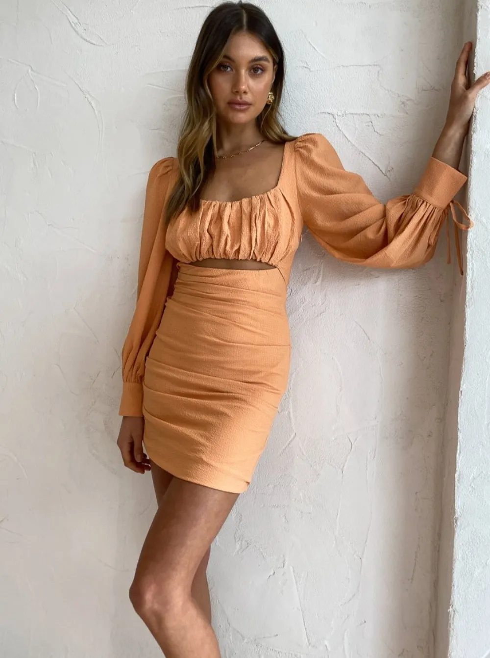 By Nicola Romantica L/S Mini Dress in^ Mini