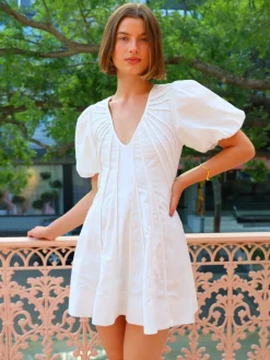 By Nicola Sea Loving S/S Mini Dress in^ White Edit | Mini