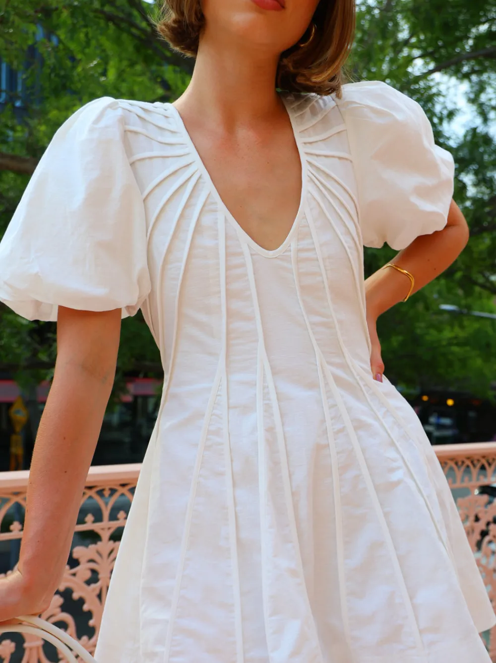 By Nicola Sea Loving S/S Mini Dress in^ White Edit | Mini