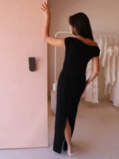 By Nicola Vivian Crepe Maxi Dress in^ Bridesmaid | Party
