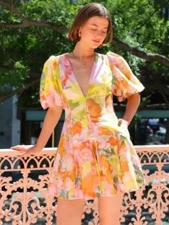 By Nicola Wavy Mini Dress in^ Party | Mini