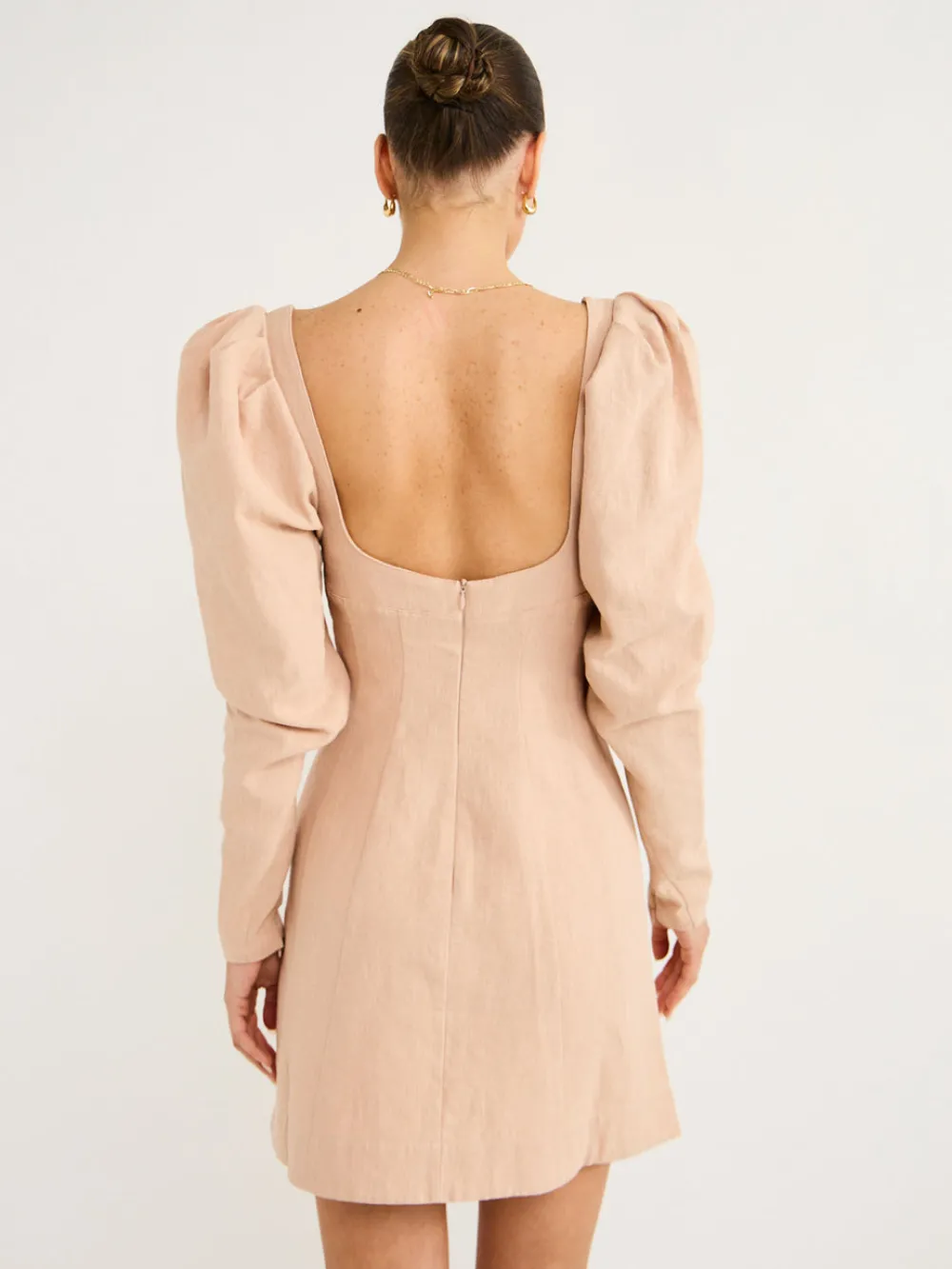Clea Leyla Embroidered Mini Dress in^ Mini
