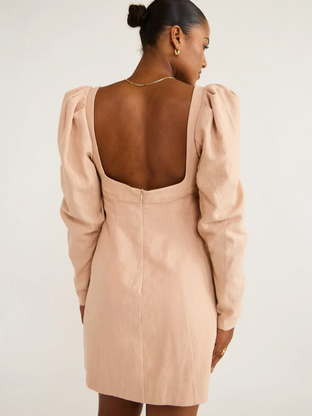 Clea Leyla Embroidered Mini Dress in^ Mini