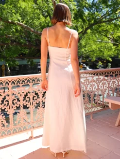Hansen and Gretel Hansen & Gretel Pepper Maxi Dress in^ White Edit | Midi