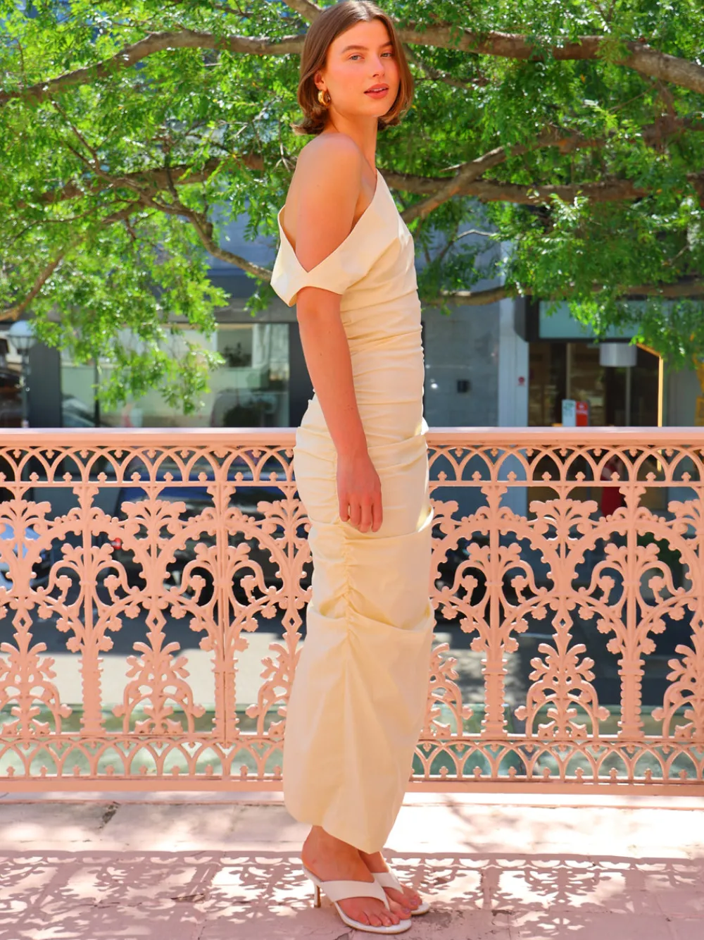 Issy One Shoulder Midi Dress in^ Bridesmaid | Party