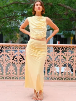One Of Others Patitz Skirt in^ Party | Black Tie