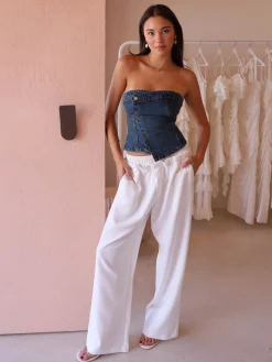 One Of Others Simmons Pant in^ White Edit