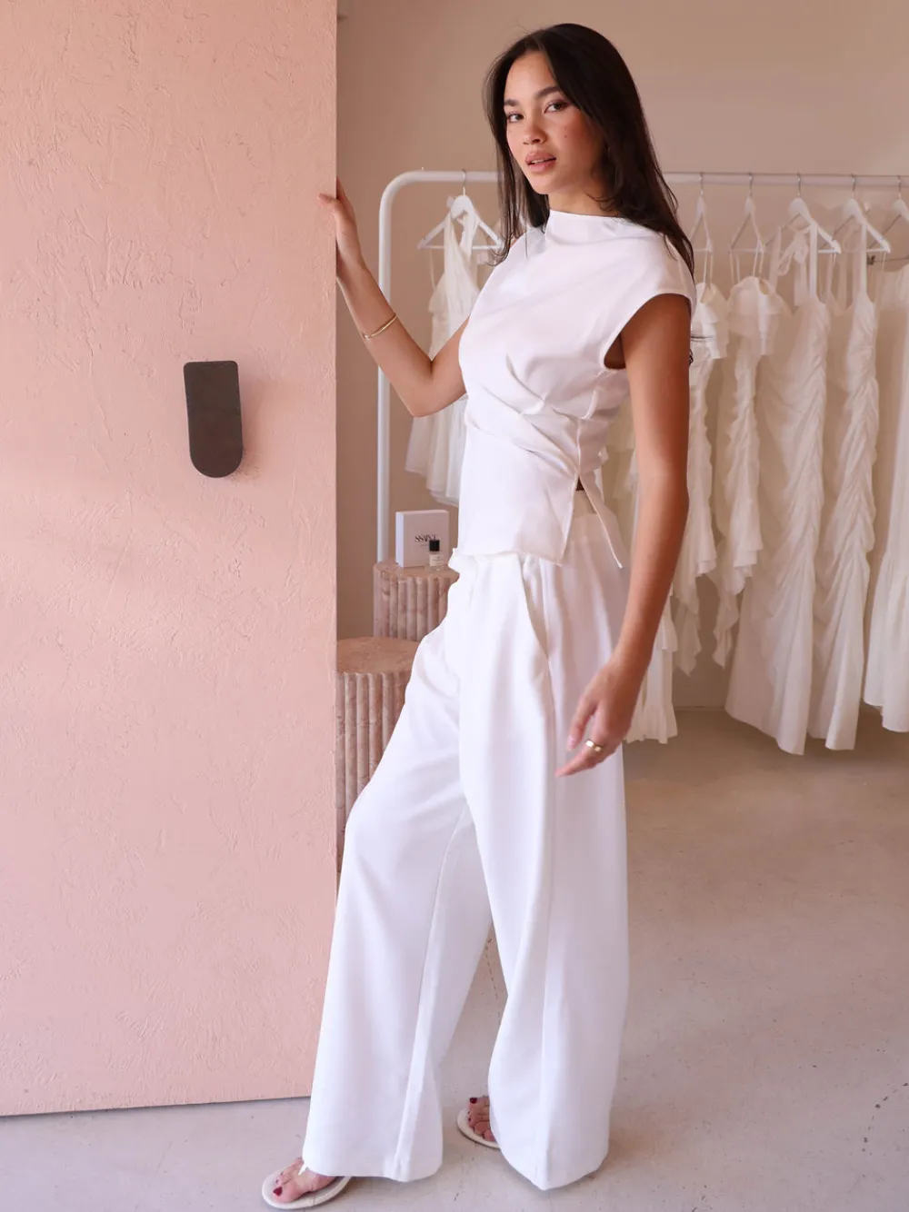 One Of Others Simmons Pant in^ White Edit