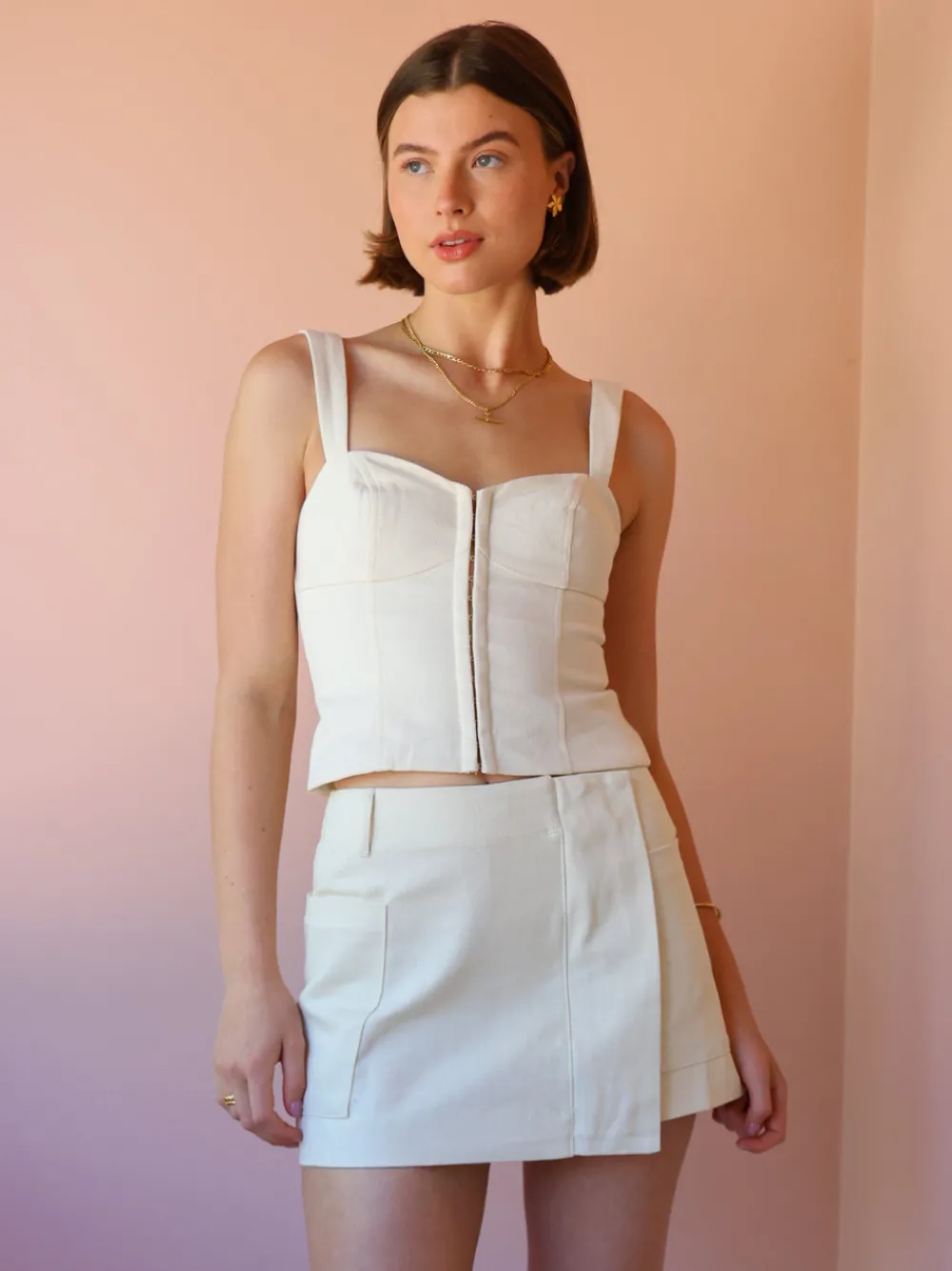 Ownley Stassie Wrap Skirt in^ Party
