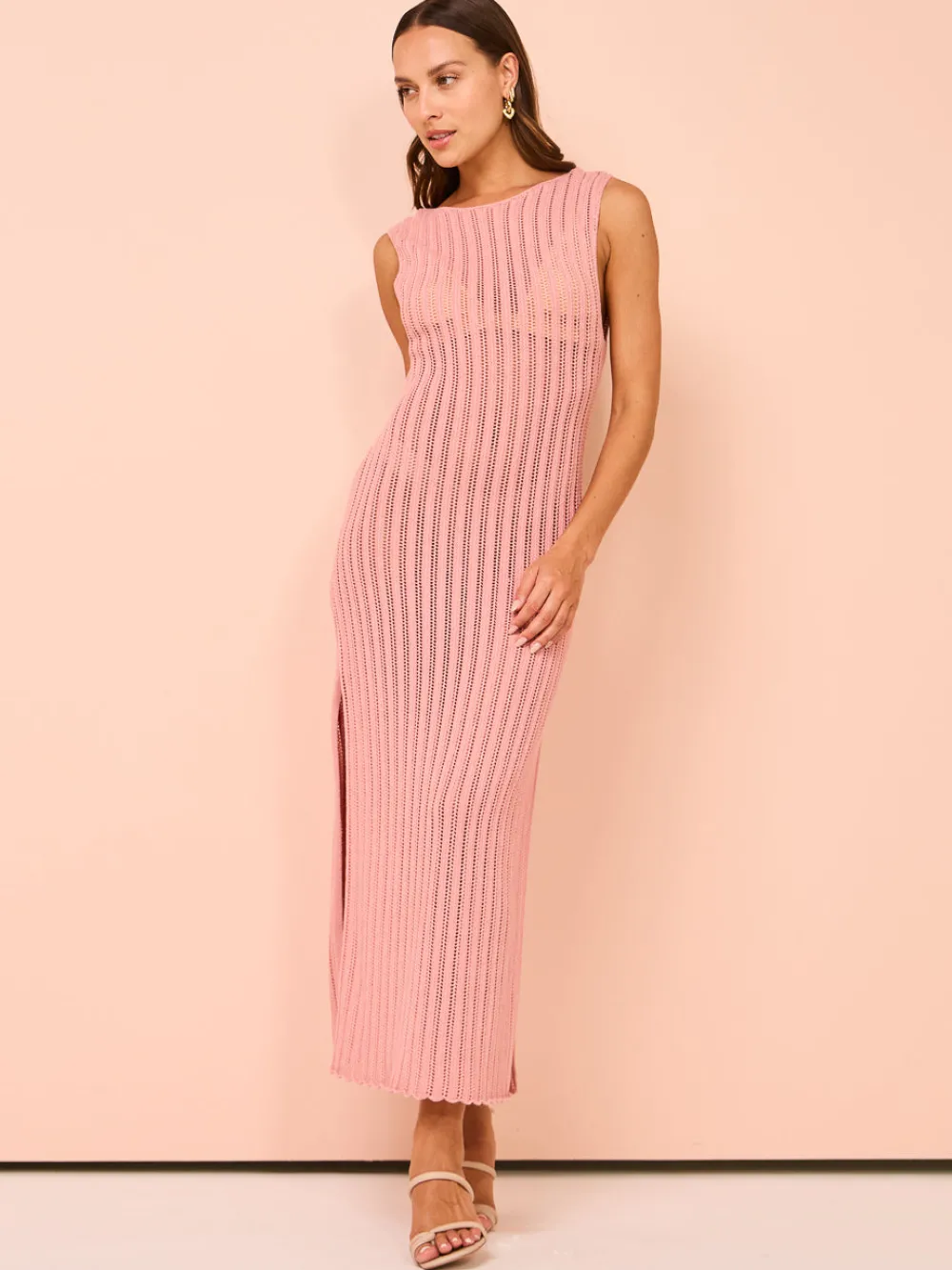 Peony Pointelle Maxi Dress in^ Midi | Maxi & Gown