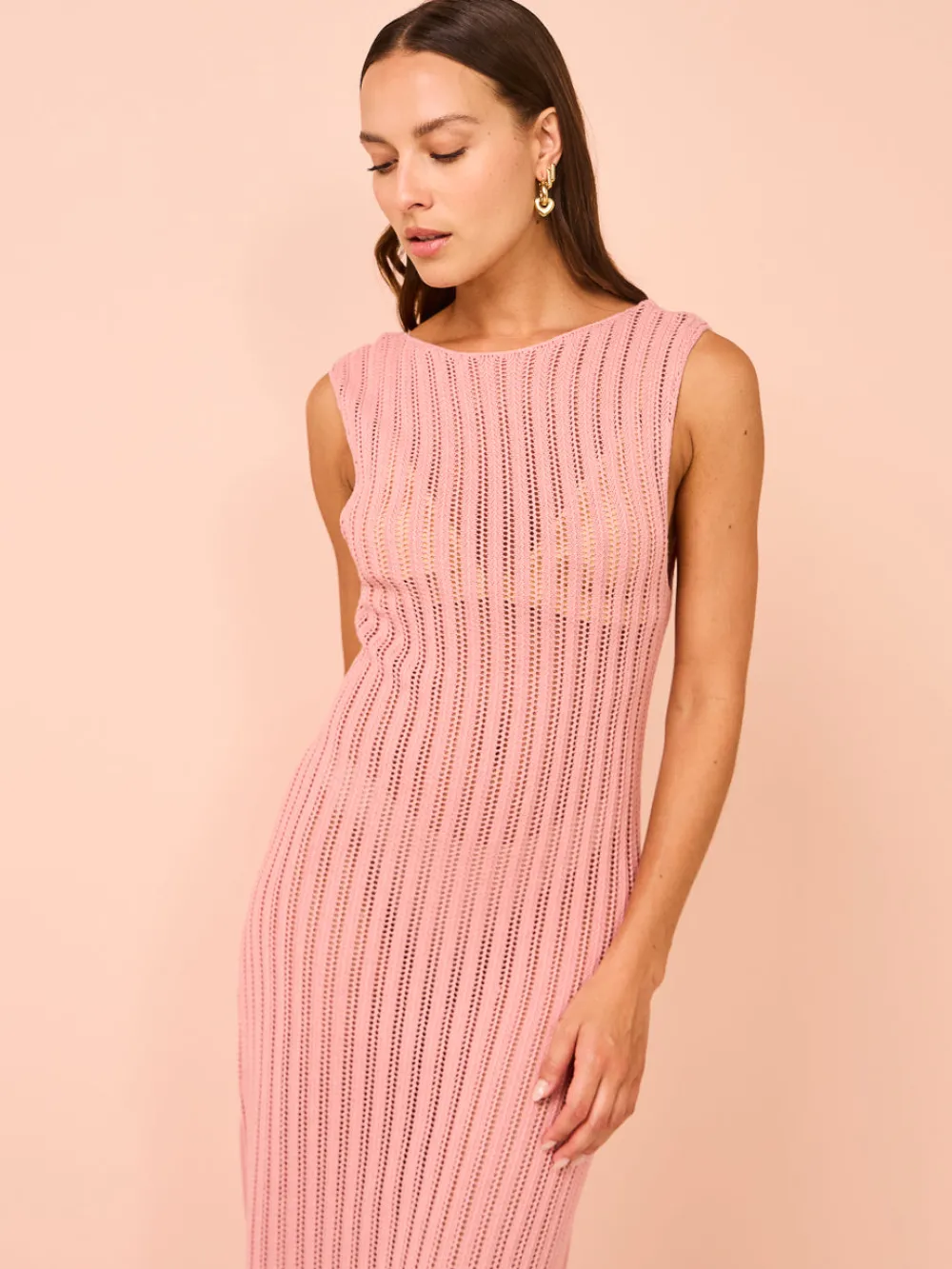 Peony Pointelle Maxi Dress in^ Midi | Maxi & Gown