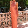 Shona Joy High Neck Twist Maxi in^ Bridesmaid | Midi