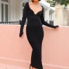 Sir Helena Long Sleeve Midi Dress in^ Bump Friendly | Midi
