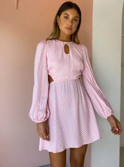 The Wolf Gang Levisa Key Hole Mini Dress in^ Mini